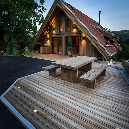 Le Vosges Alsace - La Petite Ferme 4 Etoiles シャレー *